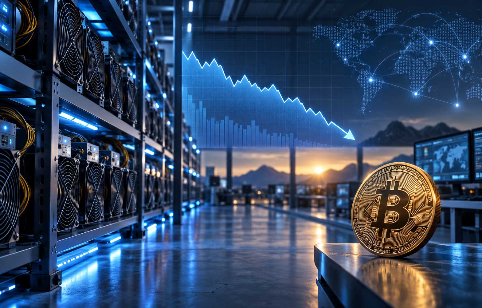 بزرگ‌ترین کاهش سختی استخراج بیت‌کوین در تاریخ شبکه ثبت شد